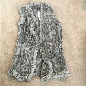 NWT Genuine Fur Vest from Neiman Marcus
